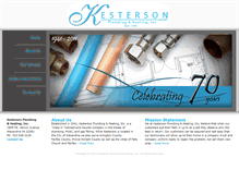 Tablet Screenshot of kestersonplumbing.com